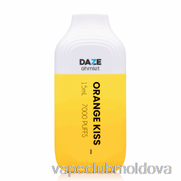 Kit Vape Pod 7 Daze Ohmlet 7000 Portocaliu De Unică Folosință Kiss